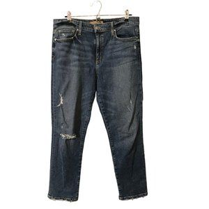 Joe’s High Rise Straight Ankle Jeans‎